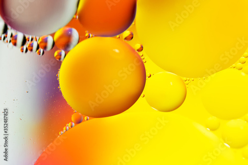 Macro shot of air or molecule