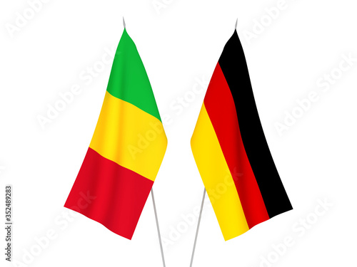 Germany and Mali flags