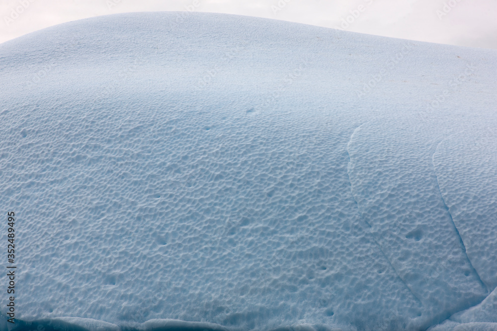 Antarctica ice close-up on a cloudy winter day Antarctica ice close-up on a cloudy winter day