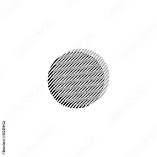 Circle Line Flat Logo Vector Design © Twilight Designs