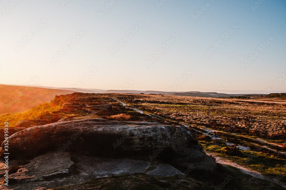 Peak District National Park, Curbar Edge Peak District National Park, Curbar Edge