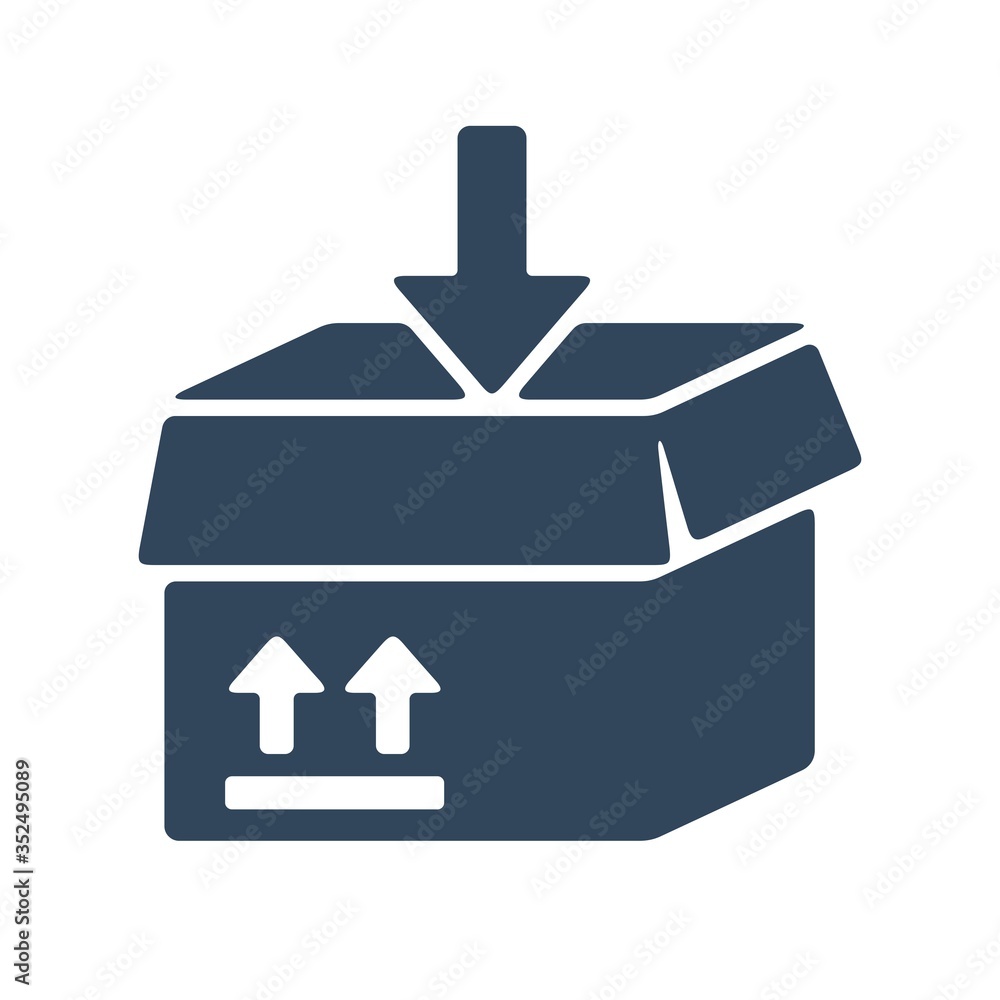 Cargo box icon. Delivery package sign. Shipment symbol. Cargo box icon. Delivery package sign. Shipment symbol.
