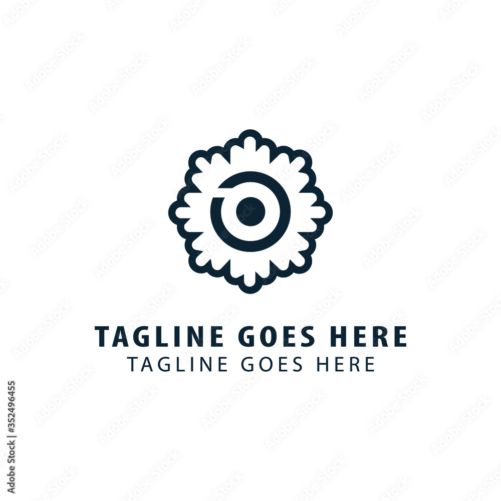dianthus flower logo. dianthus flower icon vector illustration. florist logo dianthus flower logo. dianthus flower icon vector illustration. florist logo