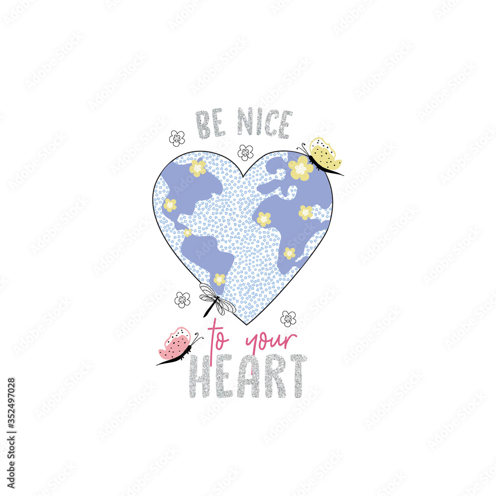 heart love flower pattern butterfly animal glitter text line tee illustration art vector heart love flower pattern butterfly animal glitter text line tee illustration art vector