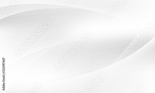 Abstract grey background poster with dynamic waves. technology network Vector illustration.