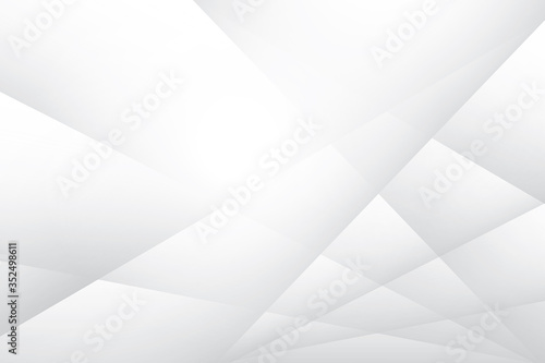 Abstract geometric white and gray color background. Vector, illustration.