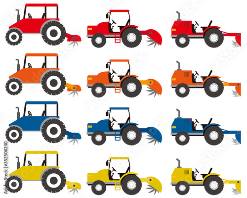 トラクター　耕運機