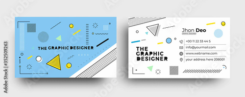 Modern Business Card - Creative and Clean Business Card Template.