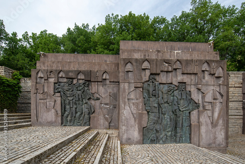 Fortress and monument of Bulgarian Tzar Samuil near village of Kliuch, Petrich, Blagoevgrad region, Bulgaria photo