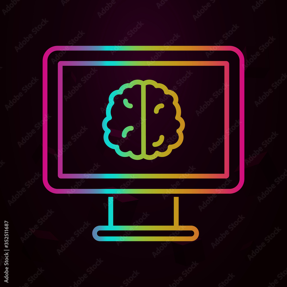 Medical technology, brain nolan icon Simple thin line, outline vector of Medical techology icons for ui and ux, website or mobile application Medical technology, brain nolan icon Simple thin line, outline vector of Medical techology icons for ui and ux, website or mobile application
