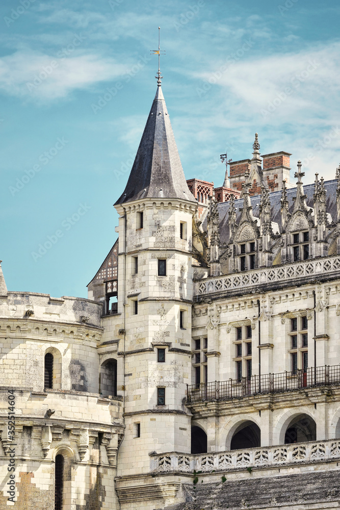 Detalle arquitectura del chateau de Amboise