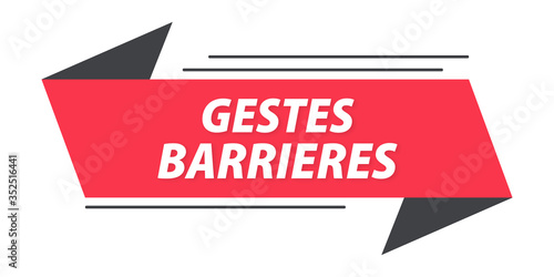 gestes barrières bannière