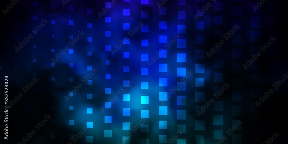 Dark Multicolor vector background in polygonal style. Colorful illustration with gradient rectangles and squares. Pattern for busines booklets, leaflets