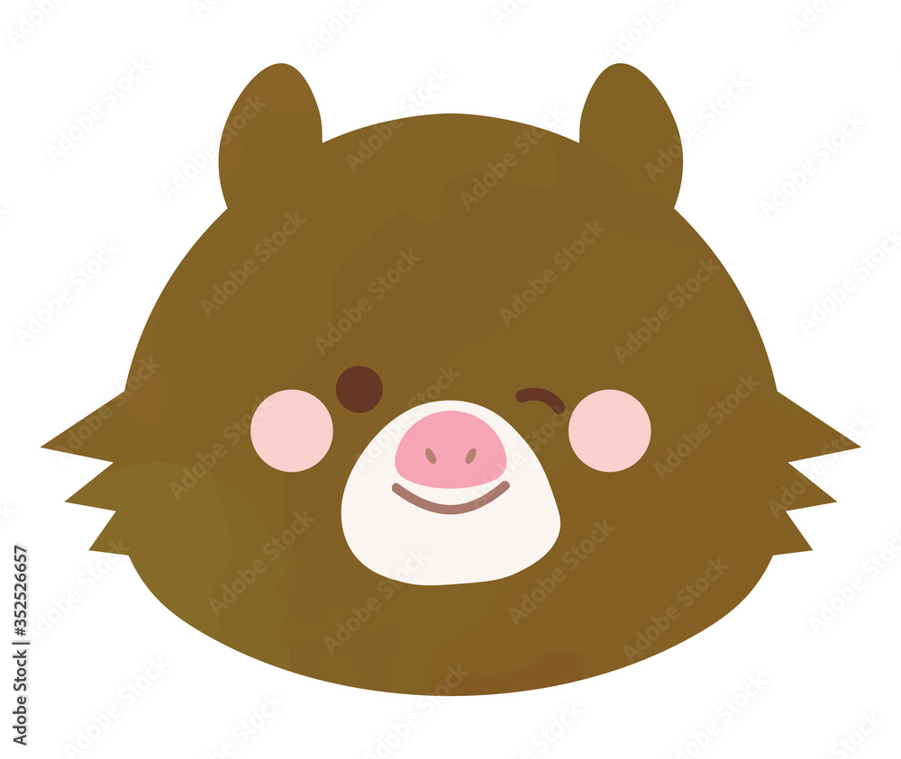 十二支 亥 厚塗り風 十二支 亥 厚塗り風