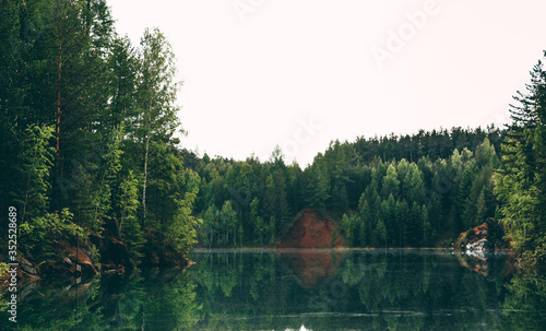 lake in the mountains