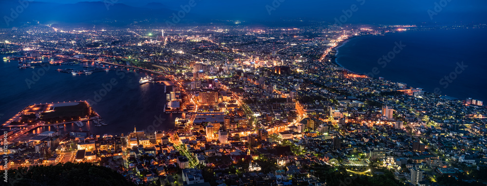 Night View from Mount Hakodate, Japan
