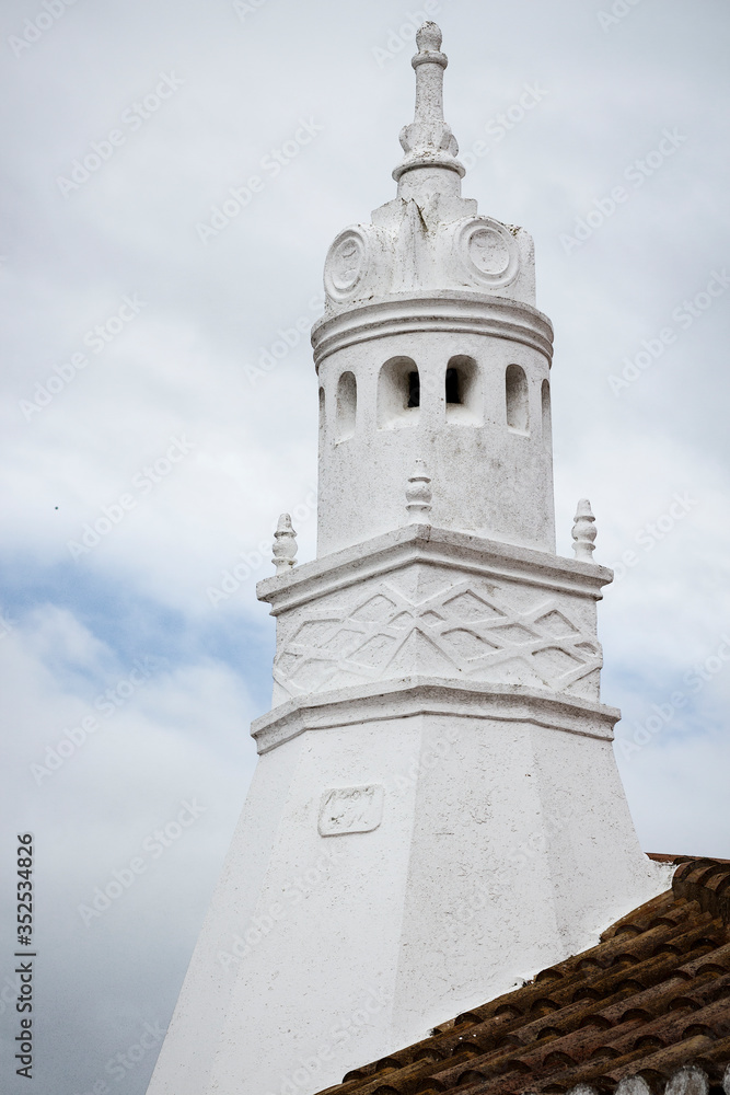A typical chimney in the Algarve, Portugal.