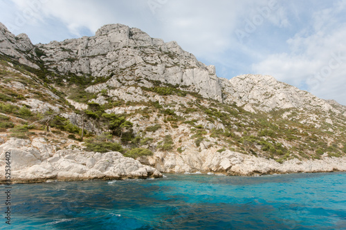 Beautiful Calanques national park near Marseille in France