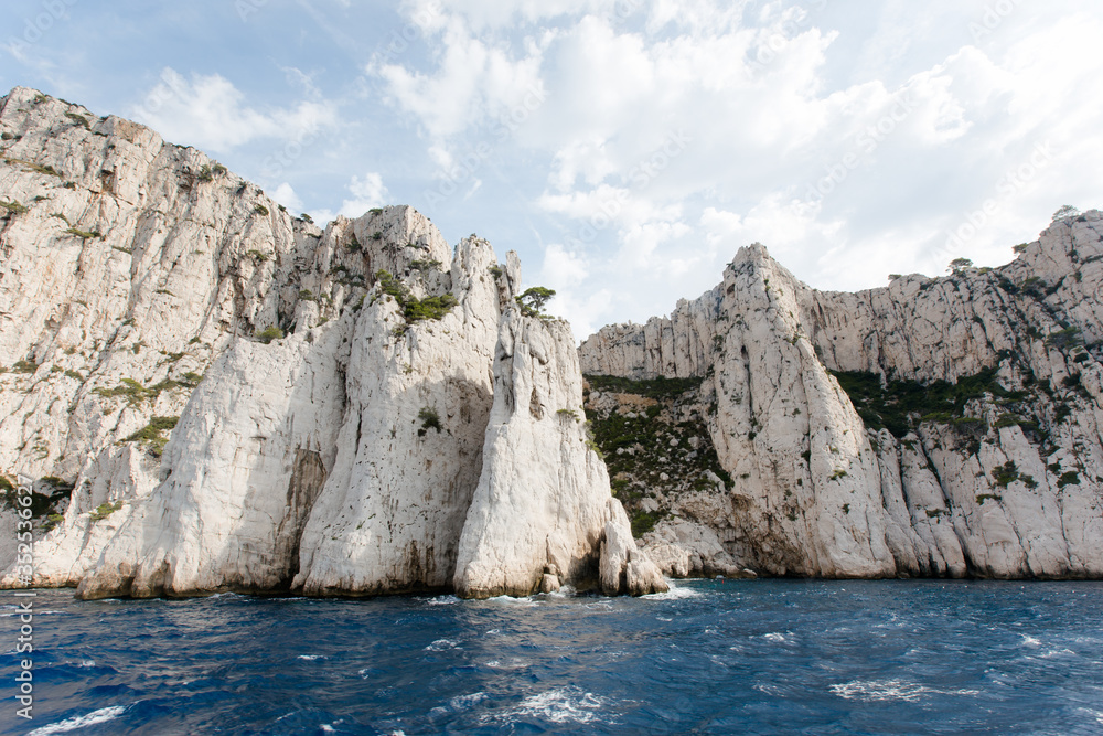 Beautiful Calanques national park near Marseille in France