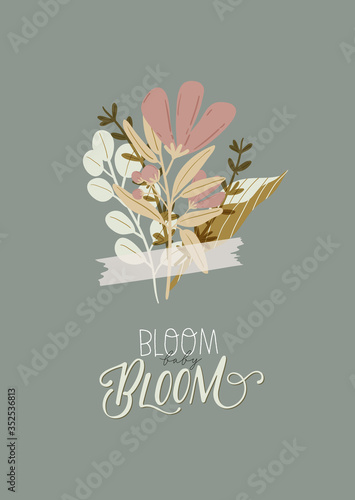Collection of weekly or daily planner, note paper, to do list, stickers templates decorated by cute beauty cosmetic illustrations and trendy lettering. Trendy scheduler or organizer. Flat vector