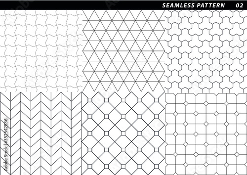 Vector seamless pattern. Modern stylish texture. Trendy hipster sacred geometry.