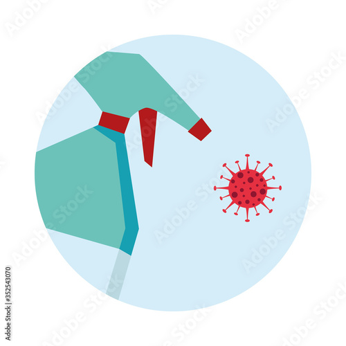 coronavirus prevention spray liquid dispenser