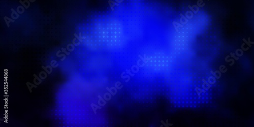 Dark Pink, Blue vector backdrop with dots. Colorful illustration with gradient dots in nature style. New template for a brand book.