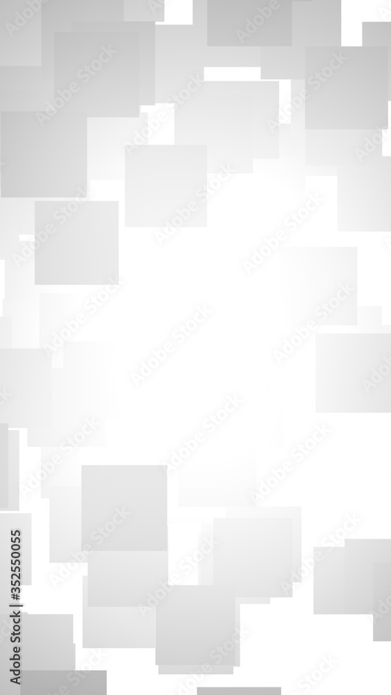 White abstract background. Misty backdrop with grey squares. 3D illustration White abstract background. Misty backdrop with grey squares. 3D illustration