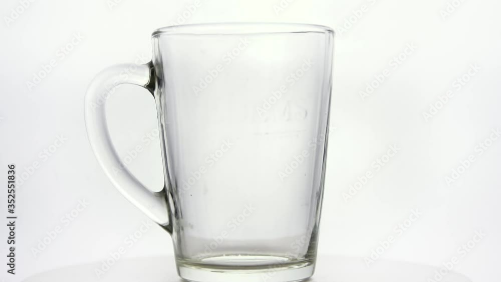 Pouring water isolated on a white background Pouring water isolated on a white background