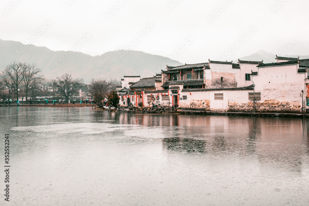 view of the old town in china