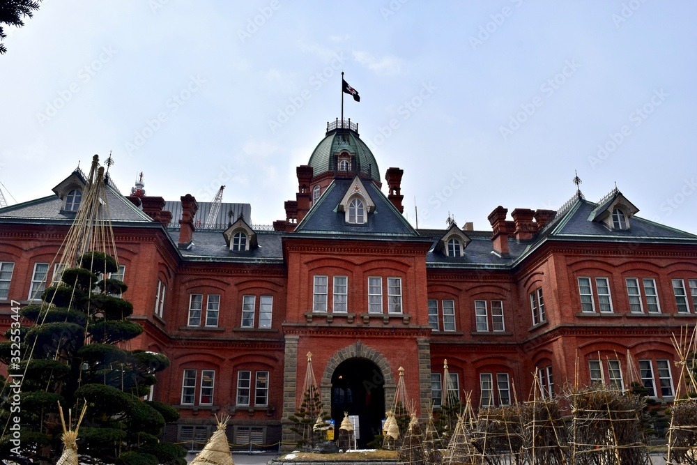 The brick building in Sapporo.
Hokkaido Government Office Red Brick Office (former Main Government office)