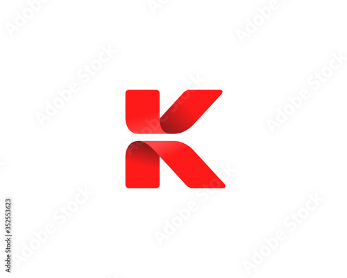 Letter K logo icon design template elements photo