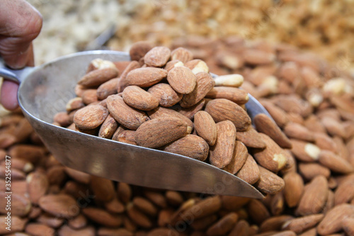 Wallpaper Mural Almonds in close up Torontodigital.ca