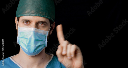 Canvastavla Medico che dice di no
