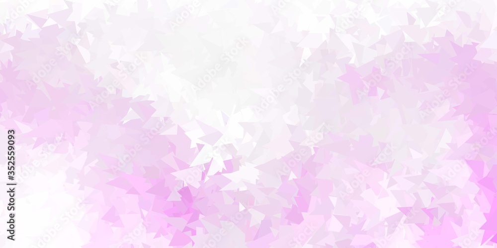 Light purple vector triangle mosaic pattern. Light purple vector triangle mosaic pattern.