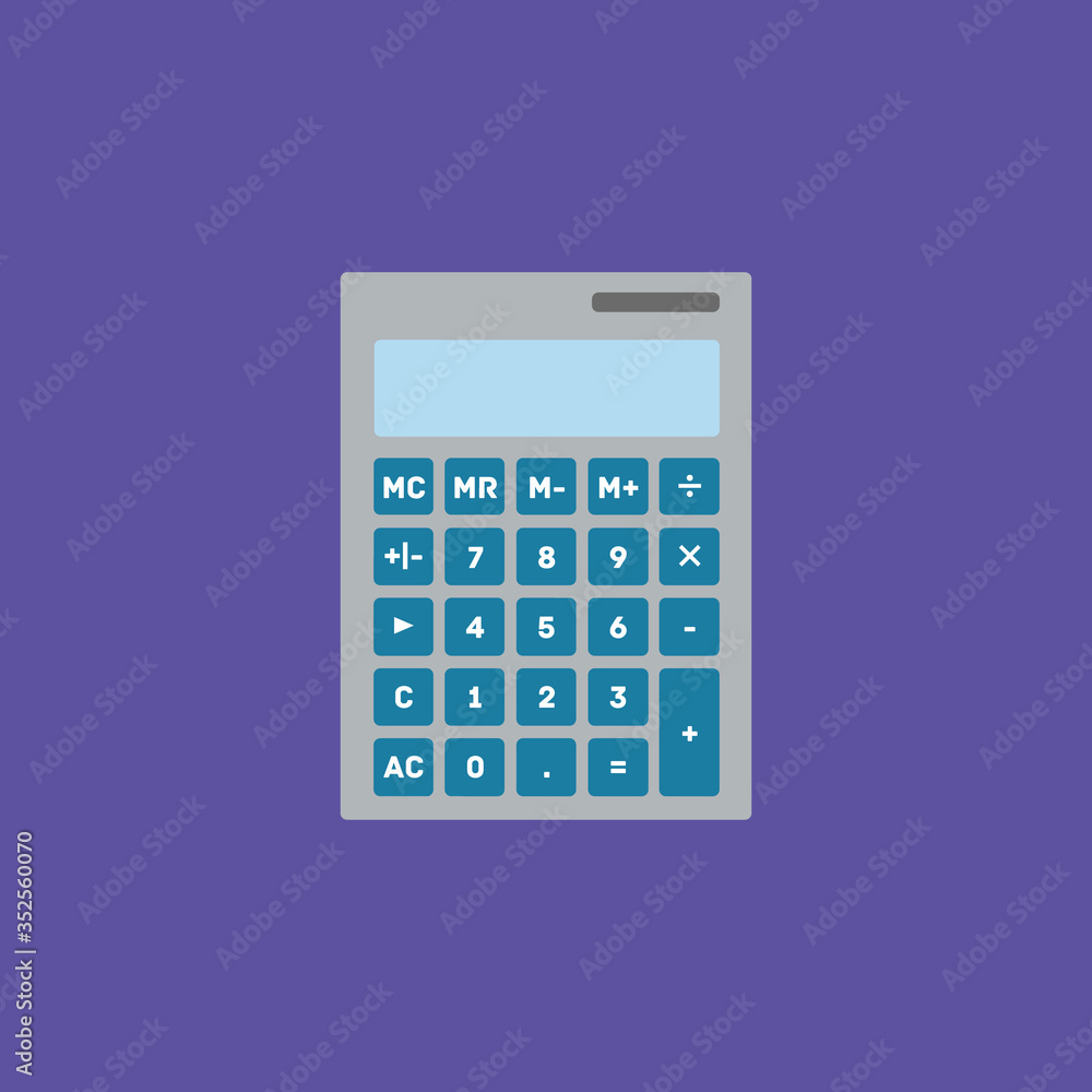 Calculator icon vector illustration Calculator icon vector illustration