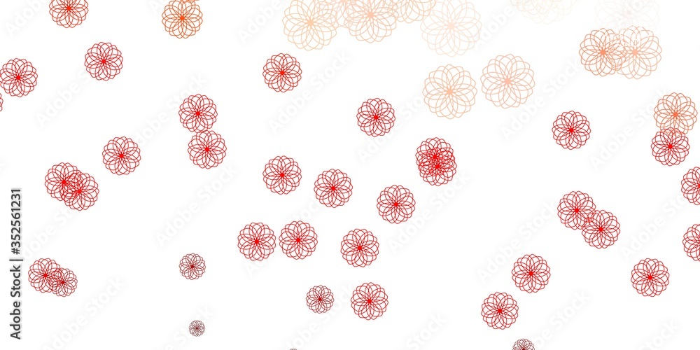 Light Red vector pattern with spheres. Light Red vector pattern with spheres.