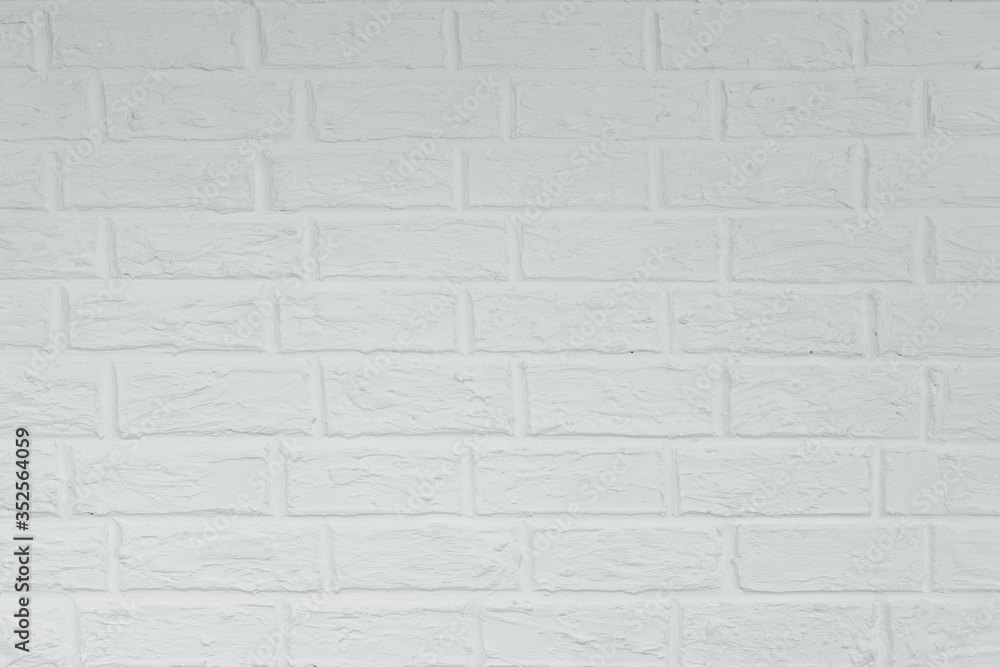 White brick wall textured background White brick wall textured background