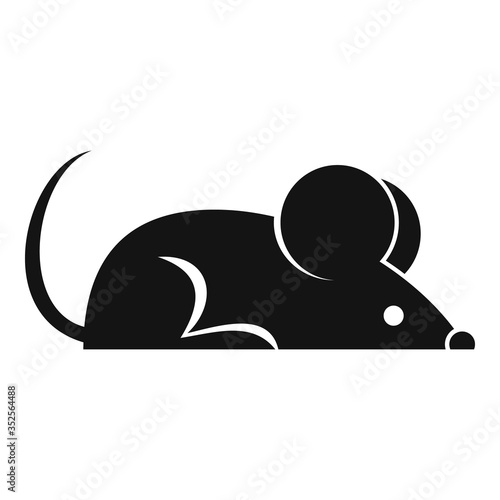 House rat icon. Simple illustration of house rat vector icon for web design isolated on white background