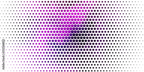 Light Pink vector pattern with spheres. Abstract decorative design in gradient style with bubbles. Pattern for business ads.