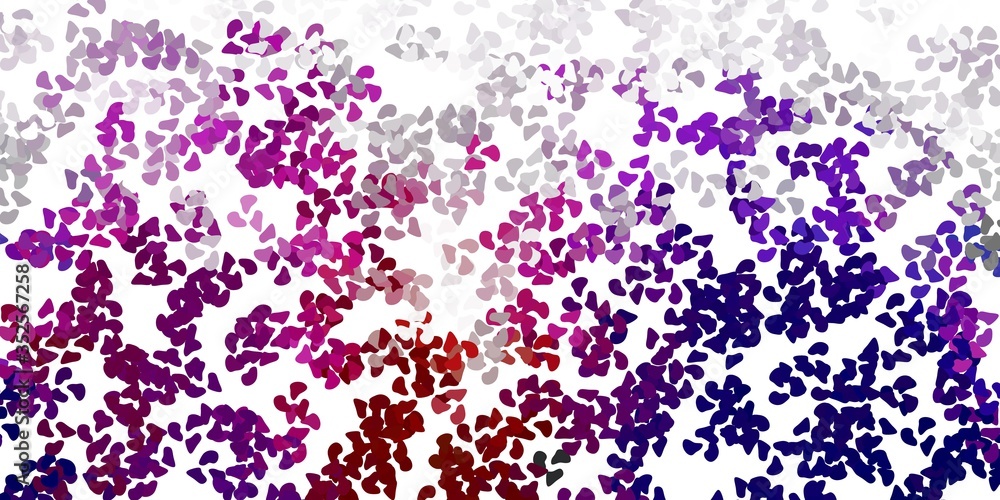 Light pink, red vector background with random forms. Light pink, red vector background with random forms.