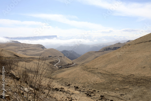 Rocky ridge of Caucasus