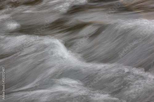 water flowing over rocks