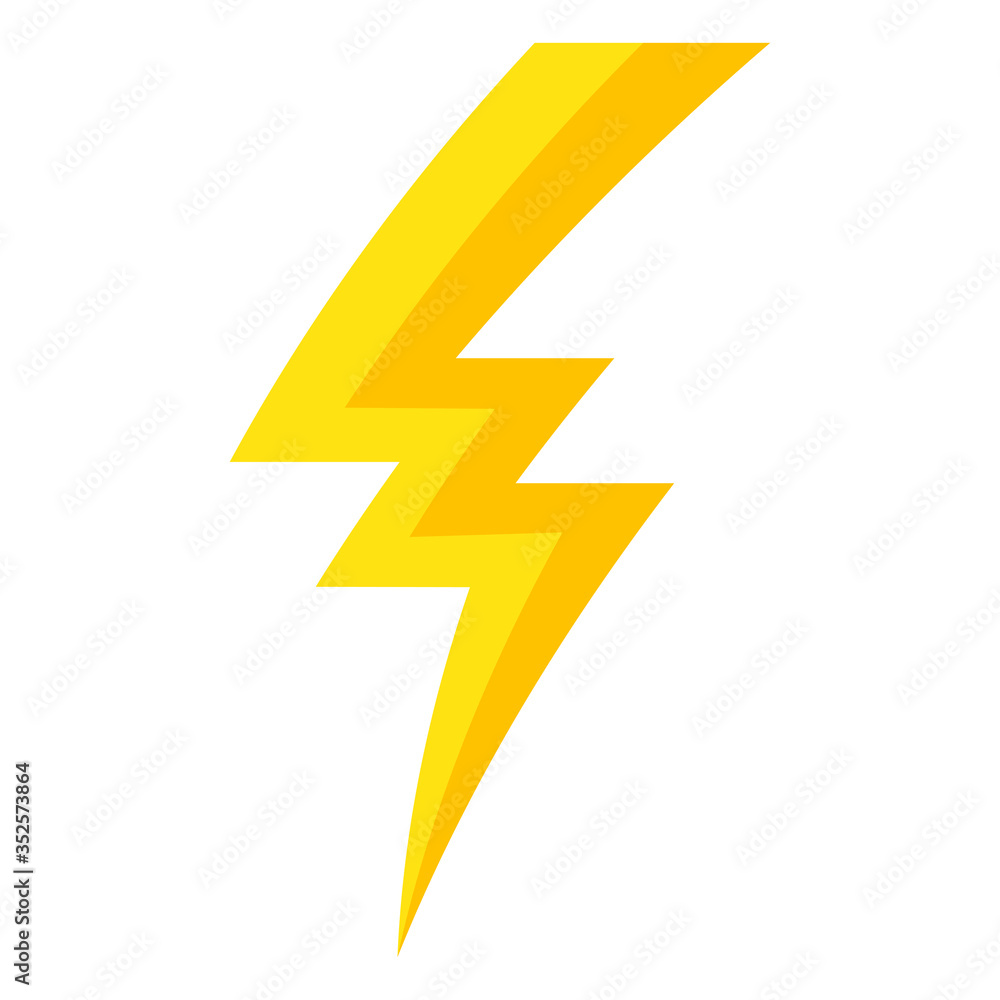 Thunder lightning bolt pictogram icon design element vector illustration for design concept electric Thunder lightning bolt pictogram icon design element vector illustration for design concept electric