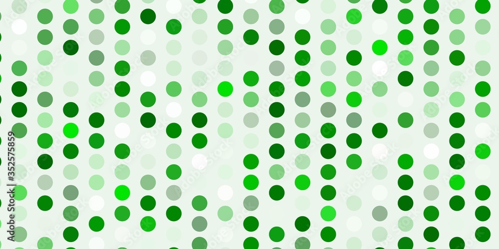 Light green vector layout with circle shapes. Light green vector layout with circle shapes.