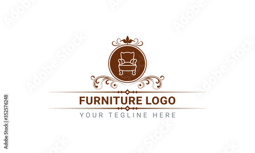 Home furniture logo Design  template 003