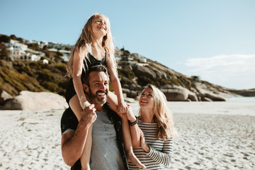 Family beach vacation