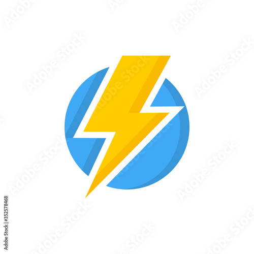 Electric vector icons, isolated. Bolt lightning flash icons. Flash icons collection. Bolt logo. Electric symbols. Electric lightning bolt symbols. Flash light sign. Vector illustration