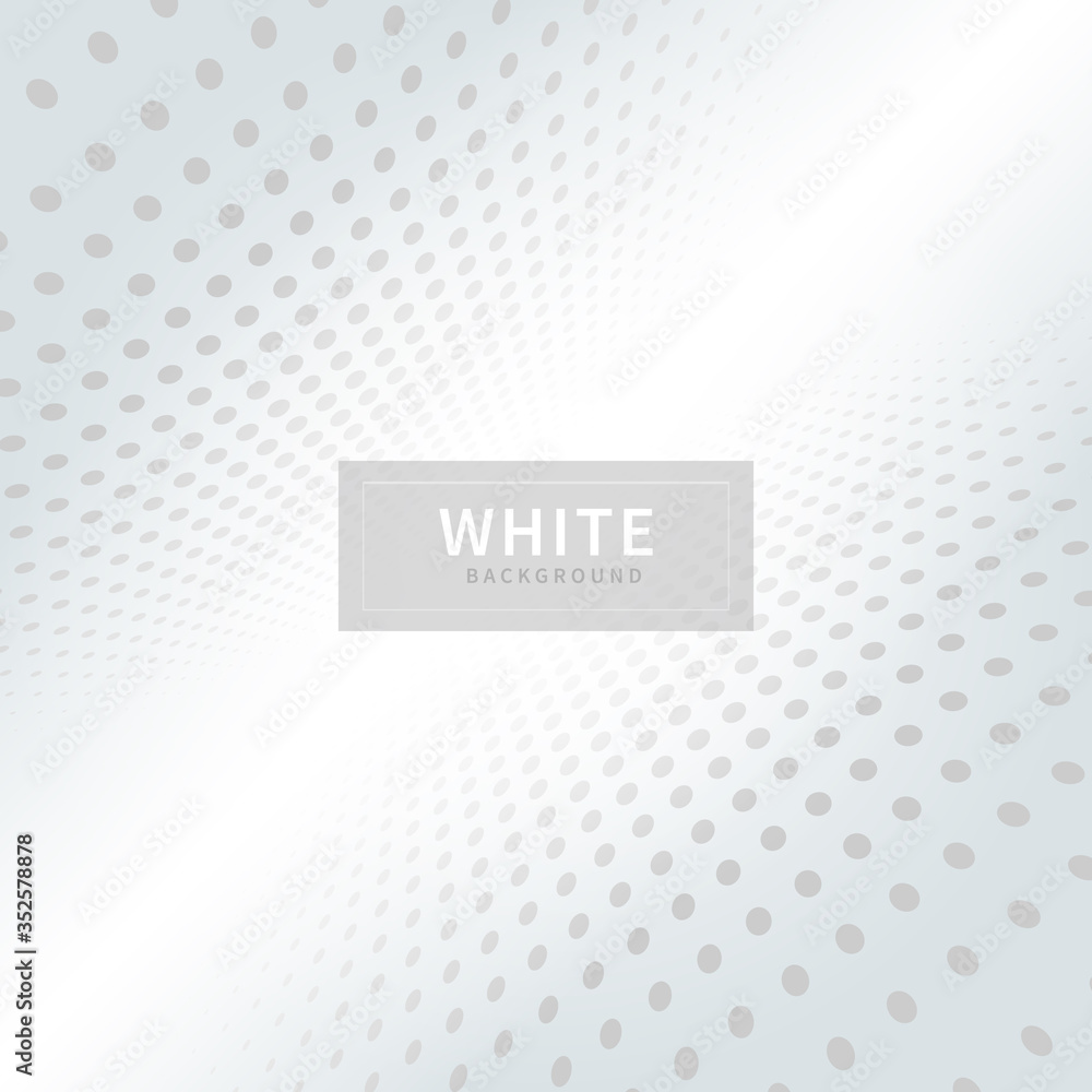 Fototapeta premium Abstract white dot pattern perspective background you can use for ad, poster, template, business presentation.