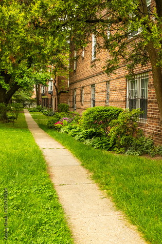 A footpath to the building